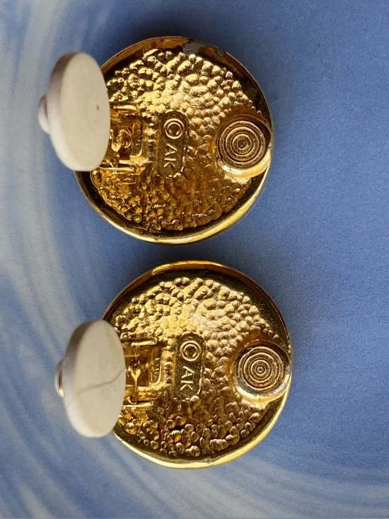 Vintage Anne Klein Clip On Earrings - Picture 4 of 6